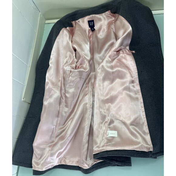 GAP Double Breasted Pea Coat Womens Large L Wool Peacoat  Jacket Overcoat Y2K - Picture 2 of 12